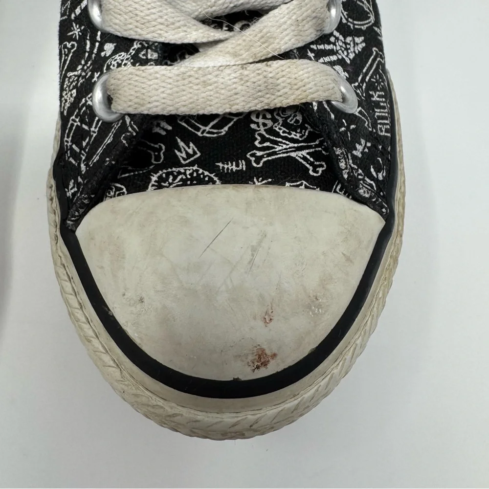 Converse Rock’n’Roll‎ Drum Sneakers, juniors 2, punk, skater, music, band, skull